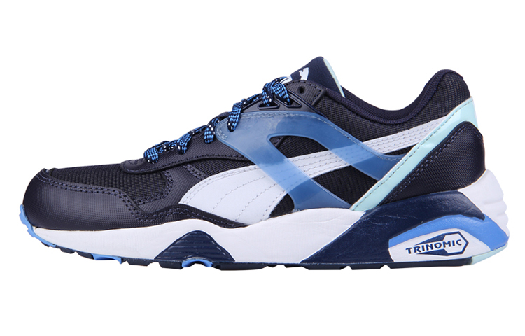 (Women) Puma R698 Trinomic Running Shoes Black/Blue/White 359013-03