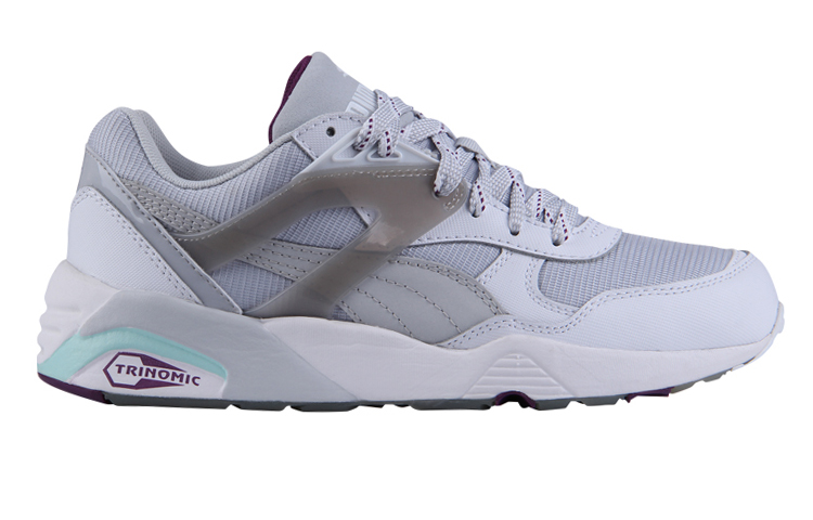 Order (W) Puma R698 Trinomic Laufschuhe Grau/Weiß 359013-01