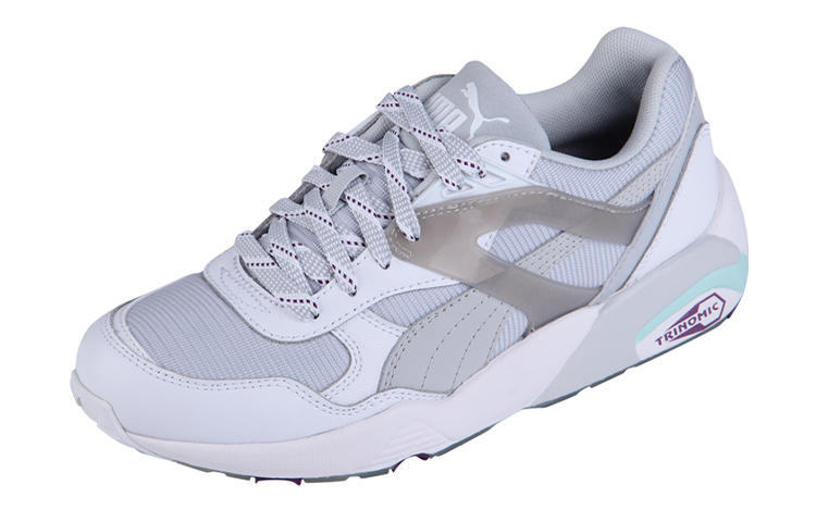 Lookbook (W) Puma R698 Trinomic Laufschuhe Grau/Weiß 359013-01