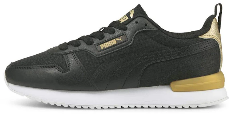 (W) 푸마 R78 블랙 화이트 골드 (Puma R78 Black White Gold) 381070-01 Buy (W) 푸마 R78 블랙 화이트 골드 (Puma R78 Black White Gold) 381070-01