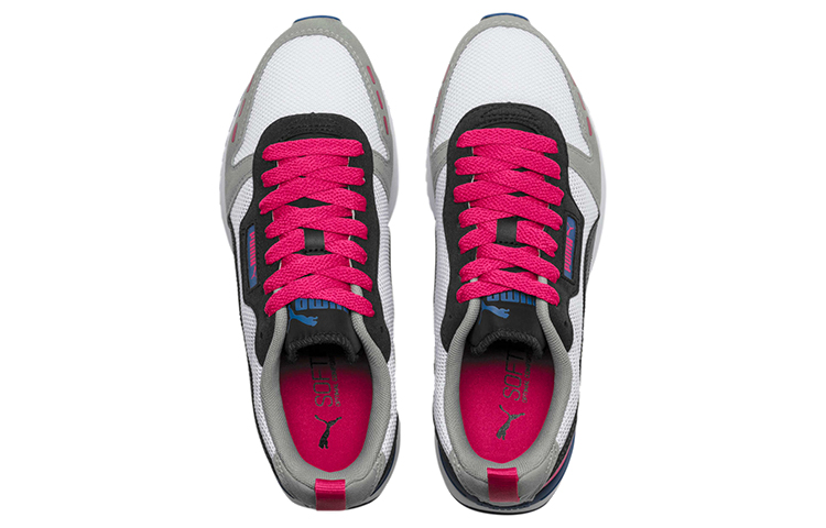 Lookbook 푸마 R78 화이트/블랙핑크 트레이너 373117-21