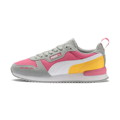 Puma R78 Trainers Grey/Pink