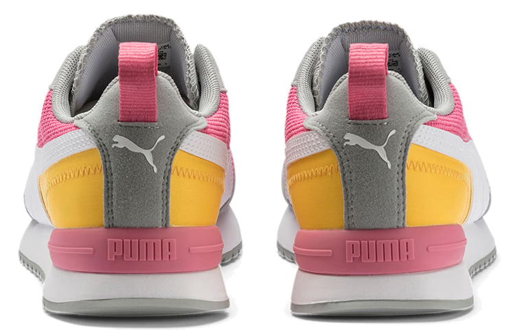 Shop PUMA R78系列 低筒 跑步鞋 女款 灰粉色