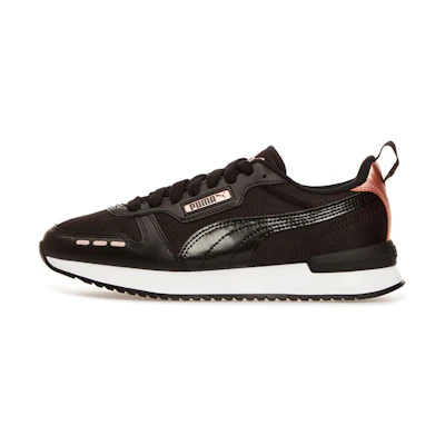 (W) Puma R78 Shine Running Shoes Black/Rose-gold