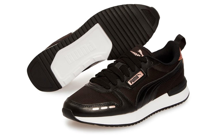 (W) Puma R78 Shine Running Shoes Black/Rose-gold 圖 3