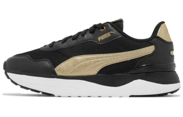 (Women) Puma R78 Voyage 'Distressed - Black Team Gold'  386468-01