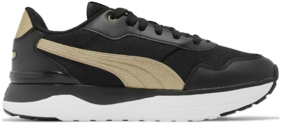 (Women) Puma R78 Voyage 'Distressed - Black Team Gold' 386468-01 Order (Women) Puma R78 Voyage 'Distressed - Black Team Gold' 386468-01