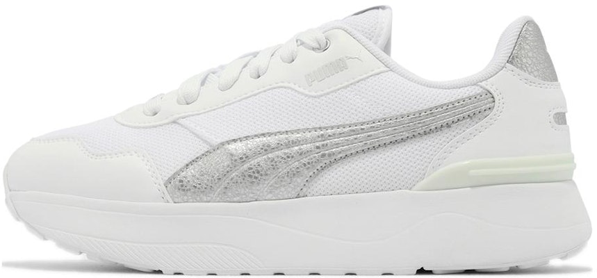 (Women) Puma R78 Voyage 'Distressed - White Silver' 386468-02 Buy (Women) Puma R78 Voyage 'Distressed - White Silver' 386468-02