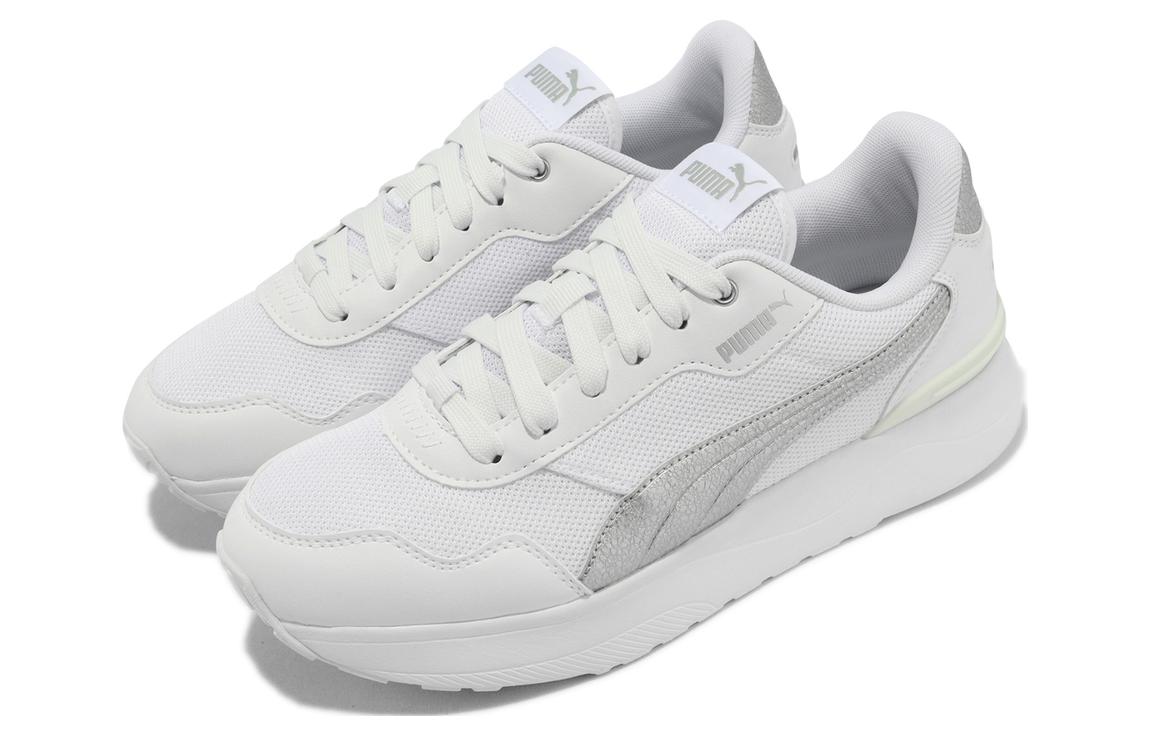 Lookbook (W) プーマ R78 ボヤージュ (ダメージ加工・白/銀) 386468-02