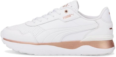(Women) Puma R78 Voyage Premium Leather 'White Rose Gold' 383838-03 (Women) Puma R78 Voyage Premium Leather 'White Rose Gold' 383838-03