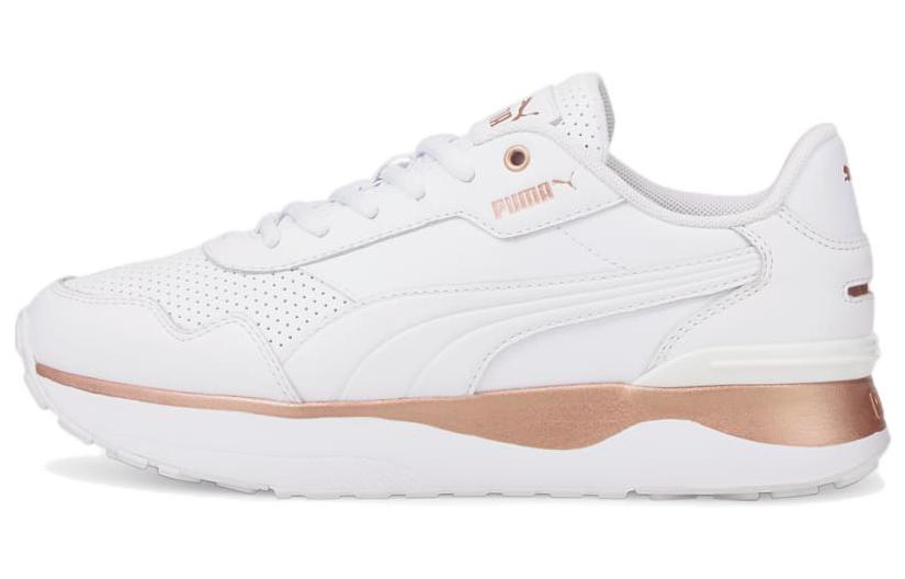 (Women) Puma R78 Voyage Premium Leather 'White Rose Gold'  383838-03