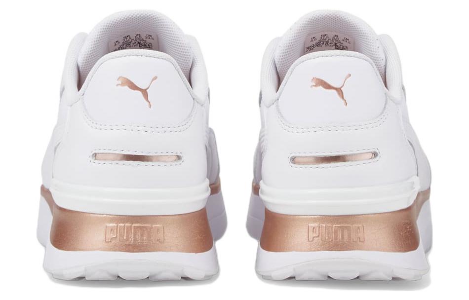 Shop (W) Puma R78 Voyage Cuir Premium ''Blanc Or Rose'' 383838-03