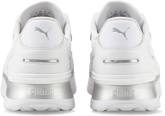 (Women) Puma R78 Voyage Premium Leather 'White Silver' 383838-01 Shop (Women) Puma R78 Voyage Premium Leather 'White Silver' 383838-01