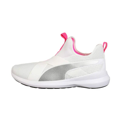 (W) Puma Rebel 'White Running'