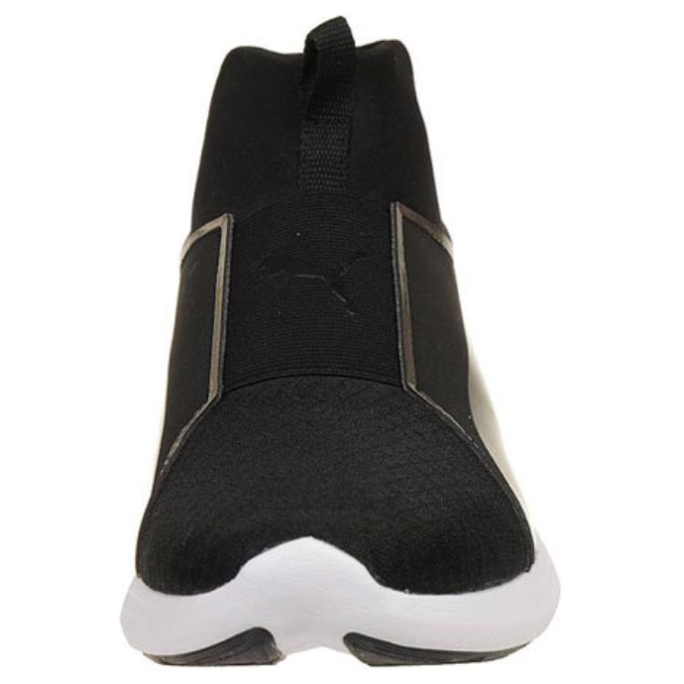 Shop Puma Rebel Mid Swan 減震防滑耐磨 低幫跑步鞋 女款 黑