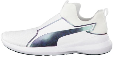 (Women) Puma Rebel Mid Swan White 364556-02 (Women) Puma Rebel Mid Swan White 364556-02