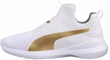 (Women) Puma Rebel Mid Trainers 'White' 364539-10 (Women) Puma Rebel Mid Trainers 'White' 364539-10