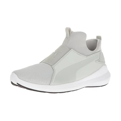 (W) Puma Rebel Mid Trainers White