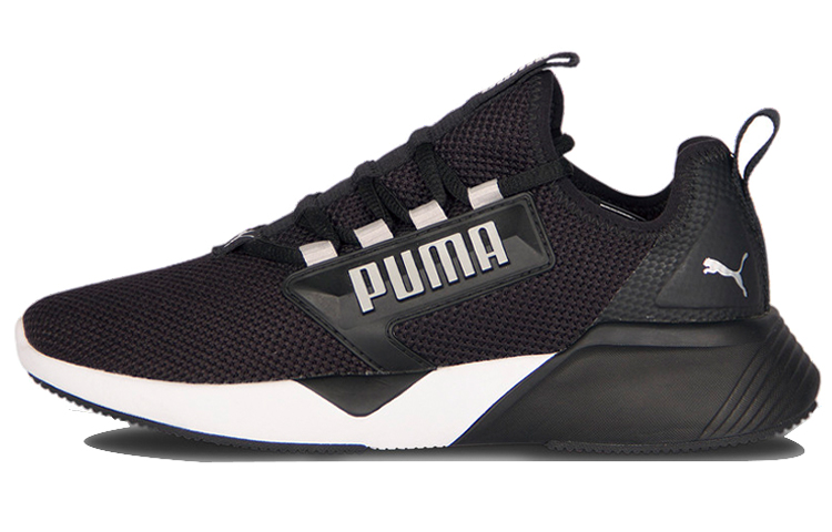 (Women) Puma Retaliate Running Shoes Black/White 192341-01