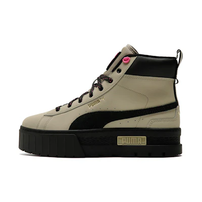 (W) Puma Mayze Mid Wtr Sneakers Khaki