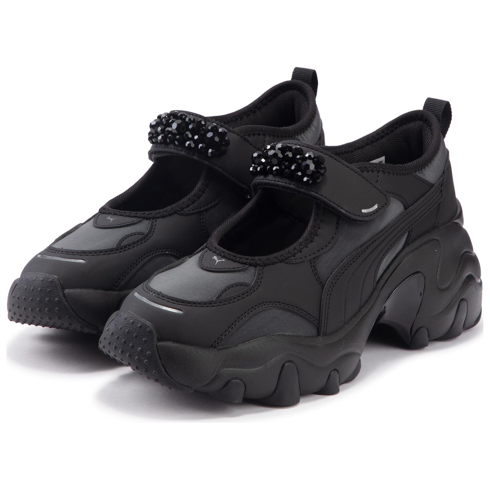 Lookbook (Women) Puma Retrospective Low 'Black Silver' 399002-01