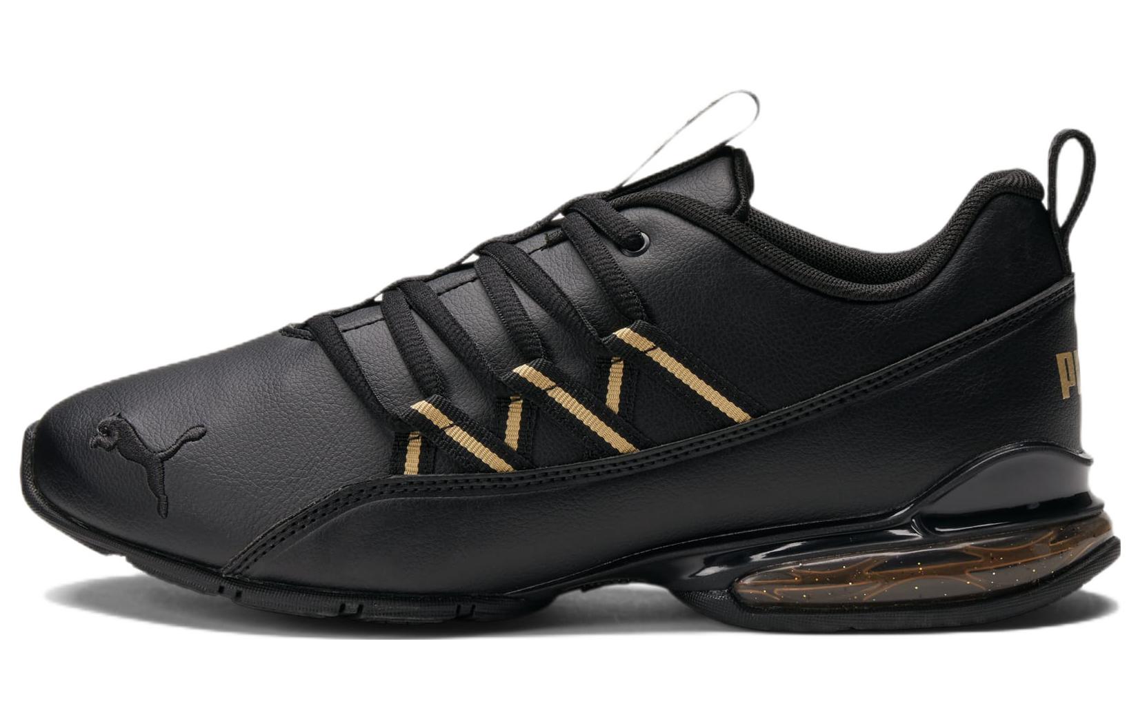 (Women) Puma Riaze Prowl Metal 'Black Low-Top Running' 376920-01