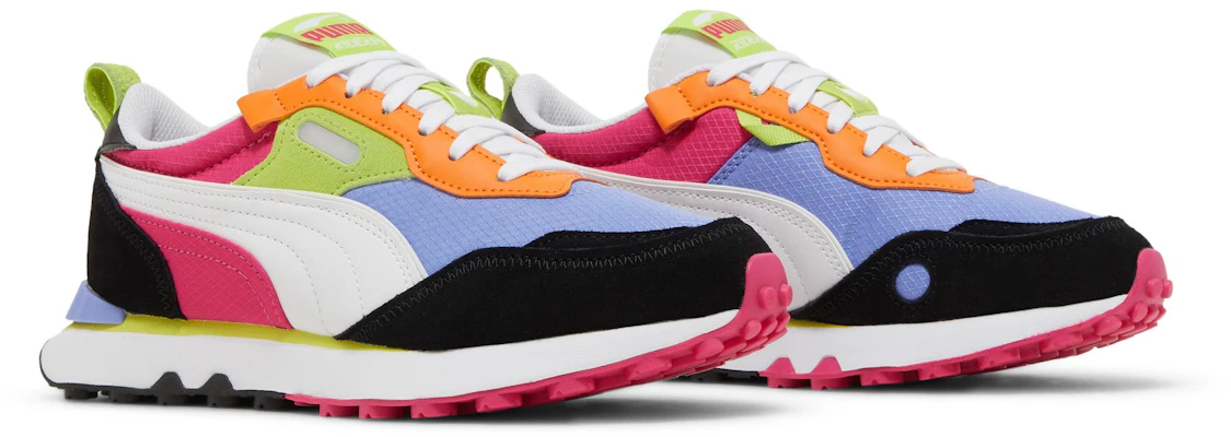 (女)Puma Rider FV「黑色多彩」390073-15 Cheap (女)Puma Rider FV「黑色多彩」390073-15