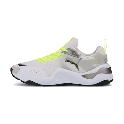(W) Puma Rise 'Mixed Metallic - White Fizzy Yellow'