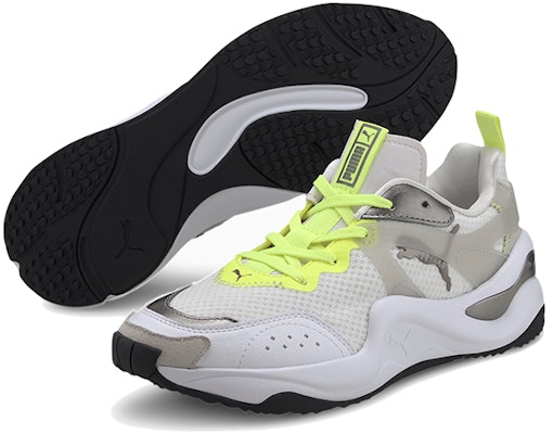 (Women) Puma Rise 'Mixed Metallic - White Fizzy Yellow' 373945-01 Purchase (Women) Puma Rise 'Mixed Metallic - White Fizzy Yellow' 373945-01