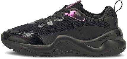 (Women) Puma Rise Rainbow Dash 'Black Purple' 374955-01 (Women) Puma Rise Rainbow Dash 'Black Purple' 374955-01