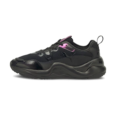 (W) Puma Rise Rainbow Dash 'Black Purple'