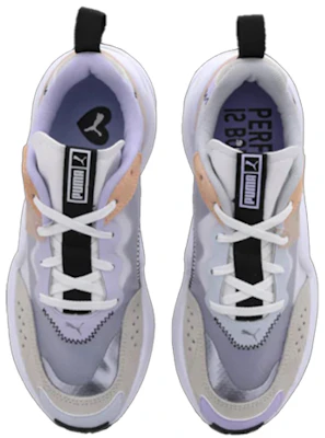 PUMA Rise Asymetric 透氣 低筒 跑步鞋 女款 灰紫色 Shop PUMA Rise Asymetric 透氣 低筒 跑步鞋 女款 灰紫色