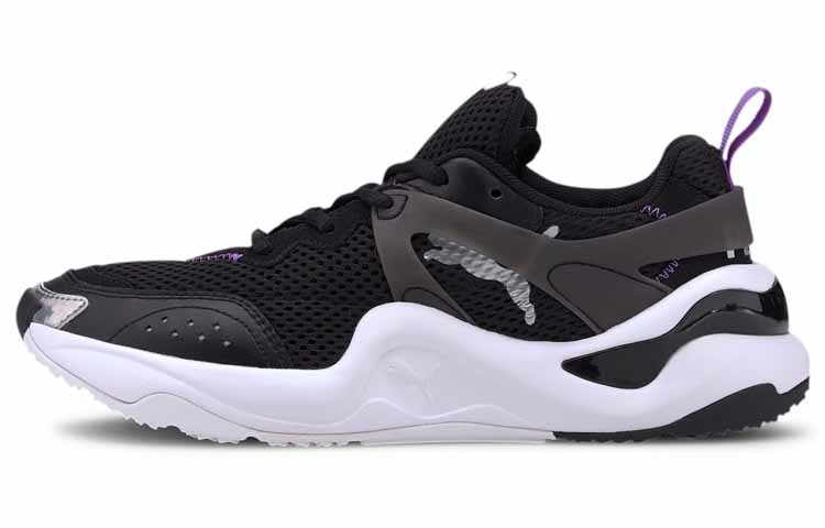(Women) Puma Rise Contrast 'Black Sunny Lime'  372323-02