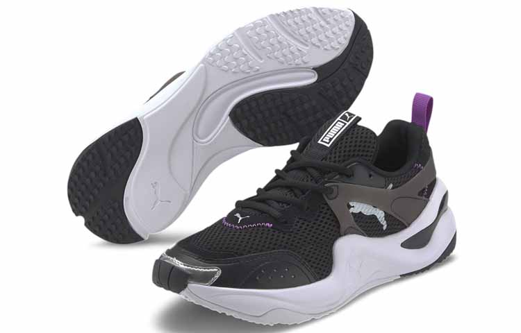 Order (W) Puma Rise Contrast ''Noir Citron Vert'' 372323-02