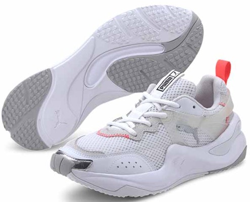 (W) Puma Rise Contrast Sneakers Putih/Abu-Abu 372323-01 Order (W) Puma Rise Contrast Sneakers Putih/Abu-Abu 372323-01