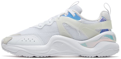 (Women) Puma Rise Glow 'White Iridescent' 372855-01 (Women) Puma Rise Glow 'White Iridescent' 372855-01