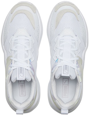 (W) 푸마 라이즈 글로우 '화이트 이리디센트' 372855-01 Lookbook (W) 푸마 라이즈 글로우 '화이트 이리디센트' 372855-01