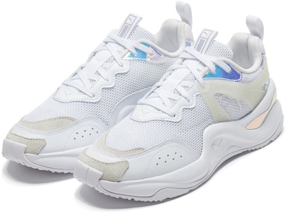 (W) プーマ ライズ グロウ "ホワイト イリデセント" (Puma Raizu Gurō "Howaito Iridesento") 372855-01 Shop (W) プーマ ライズ グロウ "ホワイト イリデセント" (Puma Raizu Gurō "Howaito Iridesento") 372855-01