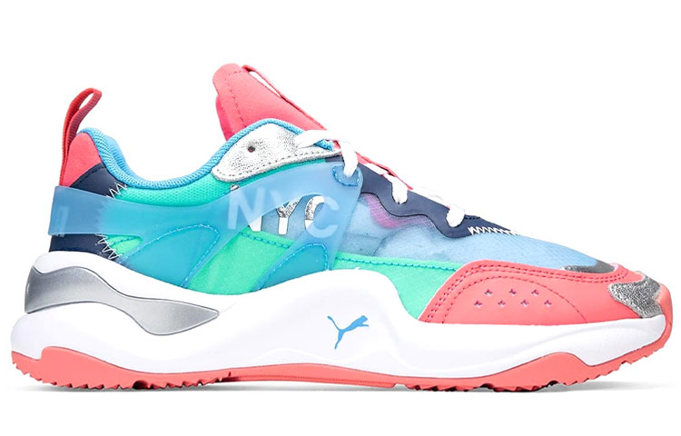 (W) Puma Rise NYC 'Retro Blue Pink Silver' 圖 2