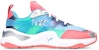 (W) Puma Rise NYC 'Biru Retro Merah Jambu Perak' 374401-01