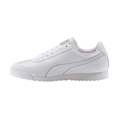(W) Puma Roma 'Metallic Stitch White'