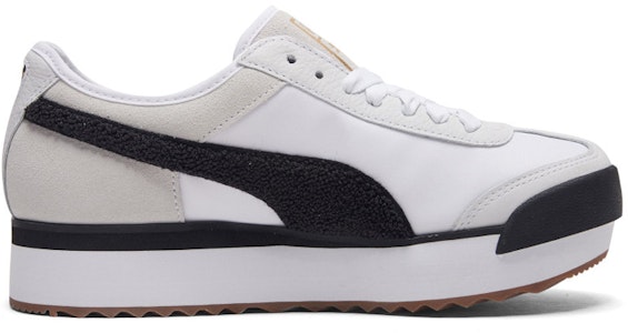 (W) 푸마 로마 아모르 헤리티지 '화이트 블랙' (Puma Roma Amor Heritage '화이트 블랙') 370947-01 Order (W) 푸마 로마 아모르 헤리티지 '화이트 블랙' (Puma Roma Amor Heritage '화이트 블랙') 370947-01