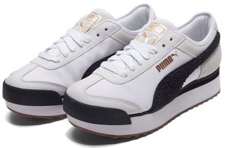 (W) 푸마 로마 아모르 헤리티지 '화이트 블랙' (Puma Roma Amor Heritage '화이트 블랙') 370947-01 Lookbook (W) 푸마 로마 아모르 헤리티지 '화이트 블랙' (Puma Roma Amor Heritage '화이트 블랙') 370947-01