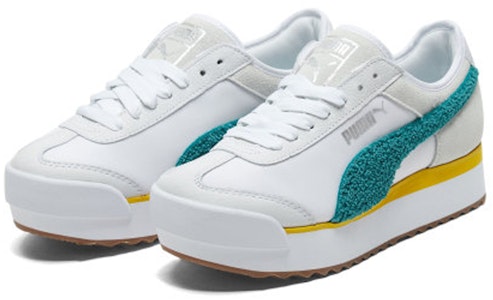 (W) 푸마 로마 아모르 헤리티지 '화이트 틸 그린' 370947-04 Lookbook (W) 푸마 로마 아모르 헤리티지 '화이트 틸 그린' 370947-04