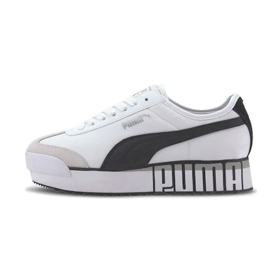 (W) Puma Roma Amor Logo 'White Black'
