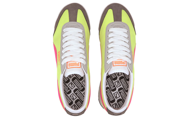 (W) Puma Roma Amor Logo Sneakers Yellow/Pink 圖 3