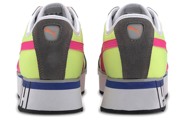 (W) Puma Roma Amor Logo Sneakers Yellow/Pink 圖 4