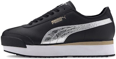 (Women) Puma Roma Amor Metallic 'Black Metallic Silver' 371702-02 (Women) Puma Roma Amor Metallic 'Black Metallic Silver' 371702-02