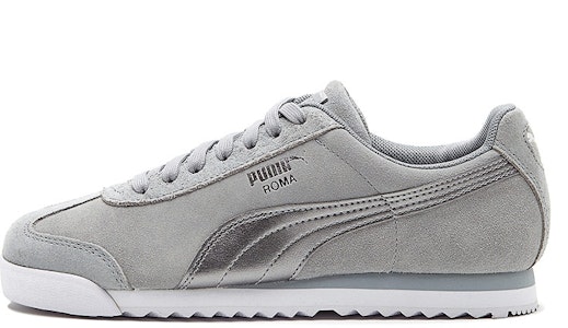 (W) 푸마 로마 베이직 메탈릭 사파리 '그레이' (Puma Roma Basic Metallic Safari 'Grey') 364142-02 Buy (W) 푸마 로마 베이직 메탈릭 사파리 '그레이' (Puma Roma Basic Metallic Safari 'Grey') 364142-02