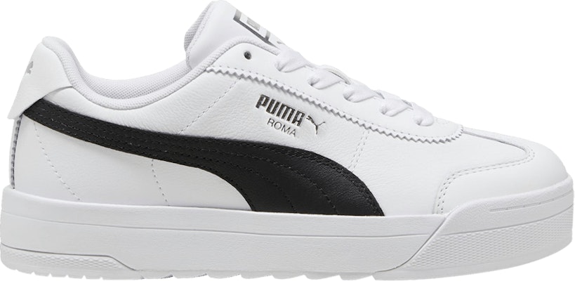 (Women) Puma Roma Feminine 'White Black' 398609-04 Buy (Women) Puma Roma Feminine 'White Black' 398609-04